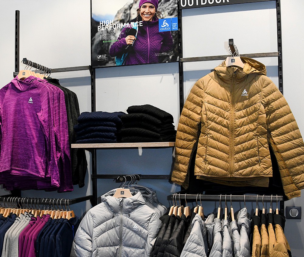 Odlo sport shop in Val d'Isère